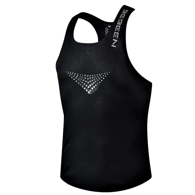 Men's Vest Mesh Breathable Quick Dry Outdoor Sports Sleeveless Top/Lightweight Slim Fit Tank Top Men's Fashion Summer New