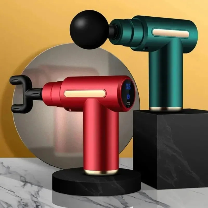 Percussion Mini Massage Gun Portable Handheld Massager/for Back Neck Shoulder Leg Muscle Pain Relief Daily Relaxation