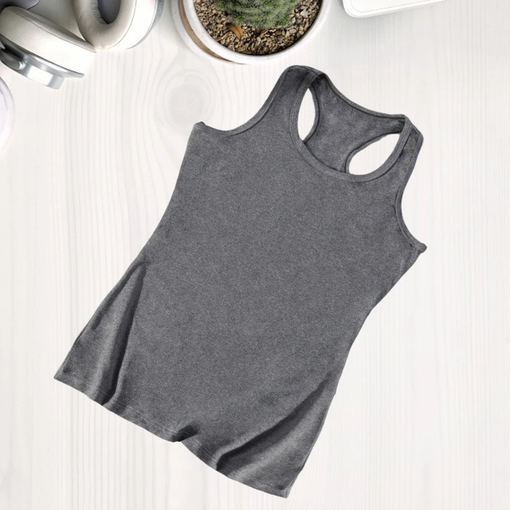 Women Tank Top Sleeveless Racerback Tank Top Summer/Basic Cami Top Shirt Fitted Tank Top