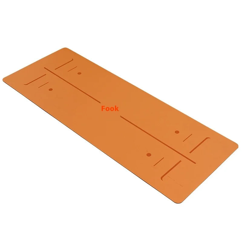 ‌Natural Rubber & PU Professional Yoga Mat Anti-Slip/Sweat-Absorbing Silent Shockproof Fitness Mat for Home ‌