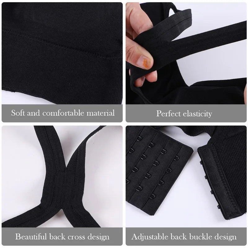 Female Brassiere Wireless Sports Vest Bras For Women Underwear/Seamless Bralette With Pad Bra Push Up Cotton Tops