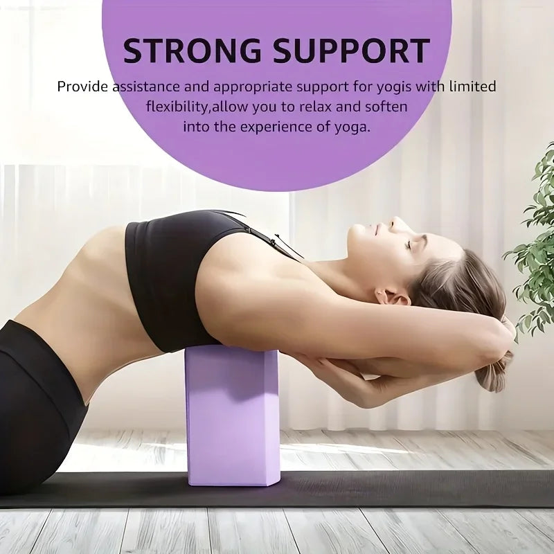 High‑Density EVA Yoga Block Non‑Slip Sturdy Foam Brick 150g Exercise Aid/For Pilates Meditation Fitness Training Home Gym Yoga Practice