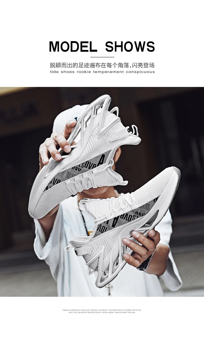Casual Breathable Men's Sneakers Luxury Trainer Race Shoes/Fashion Running Tennis for Men