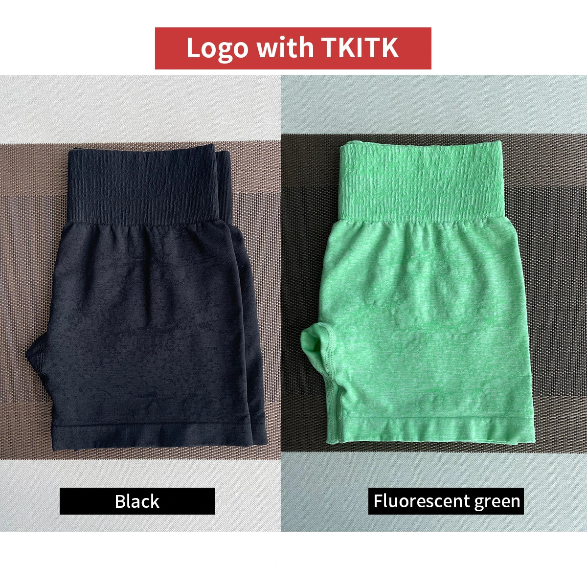Newly listed price TKITK 2Pcs Seamless Shorts Women Soft Workout Tights/Fitness Spandex Yoga short Gym Wear