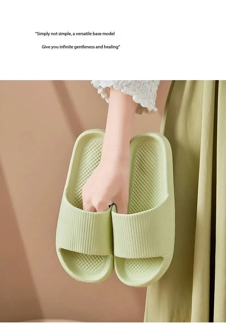 Soft Sole Massage Shower Shoes for Women Waterproof/Non-slip Home Leisure Fashion Bathroom Slippers