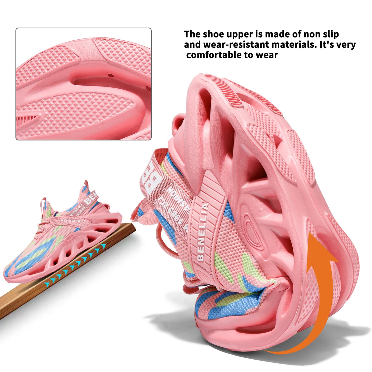 Running shoes for men and women lightweight mesh breathable and comfortable/flat and soft Running shoes