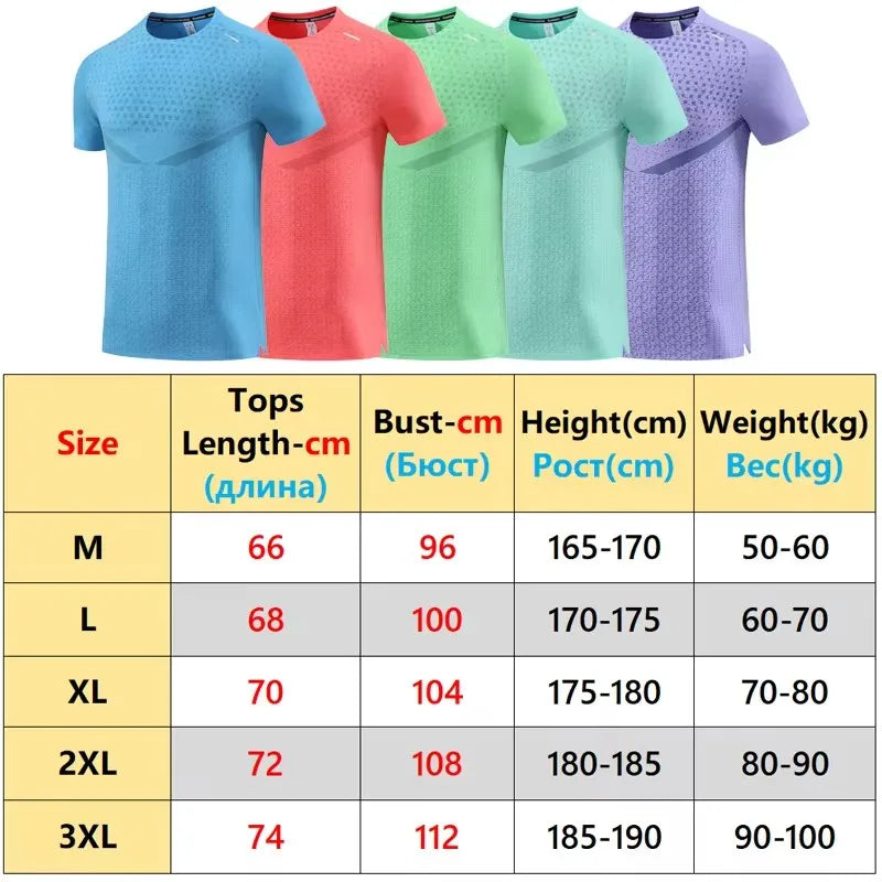 3D Print Gym Shirts Fashion Running Casual Outdoor Jogging/Breathable Workout Short Sleeves Quick Dry Training New Tee