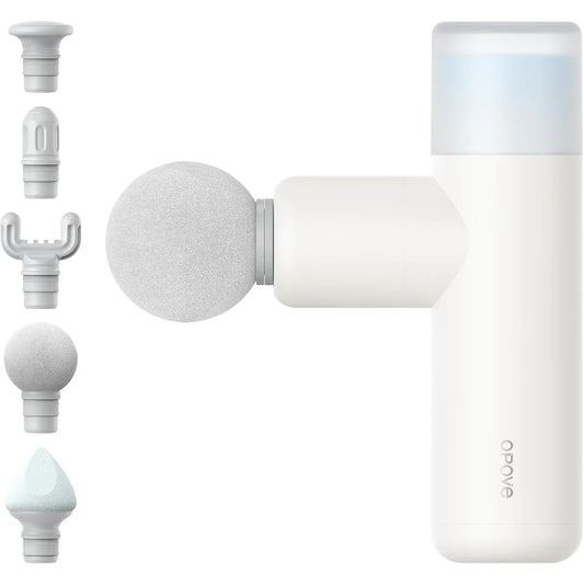 M3 Mini Massage Gun for Back Pain Relief with Facial Mode/7mm Amplitude 4 Vibration Levels Ultralight Portable and Rechargeable