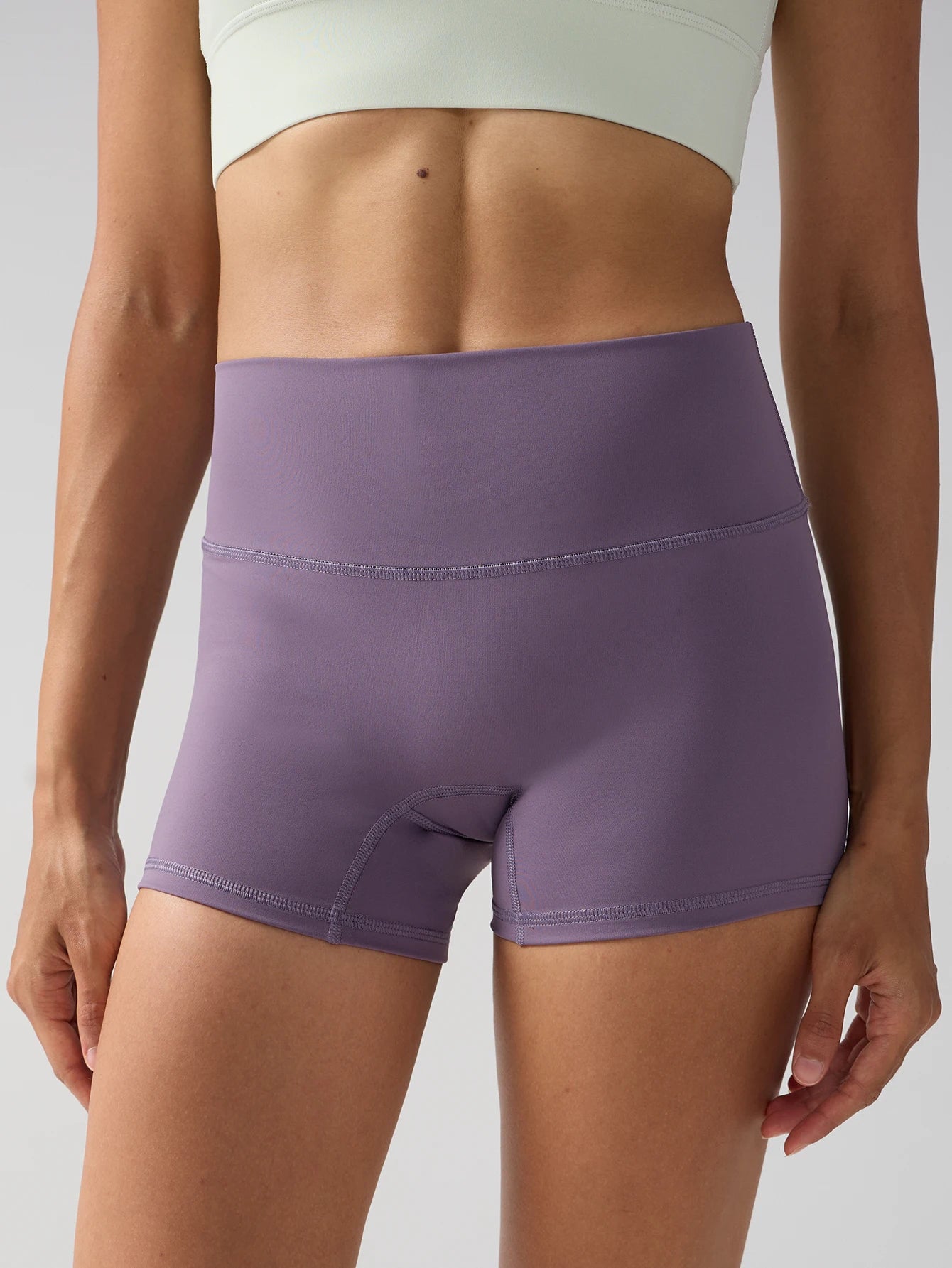 Women's Sports Yoga Shorts with High Waist Hip Lift Fitness/Running Cycling, 3-point Shorts Quick Drying Women's Yoga Short