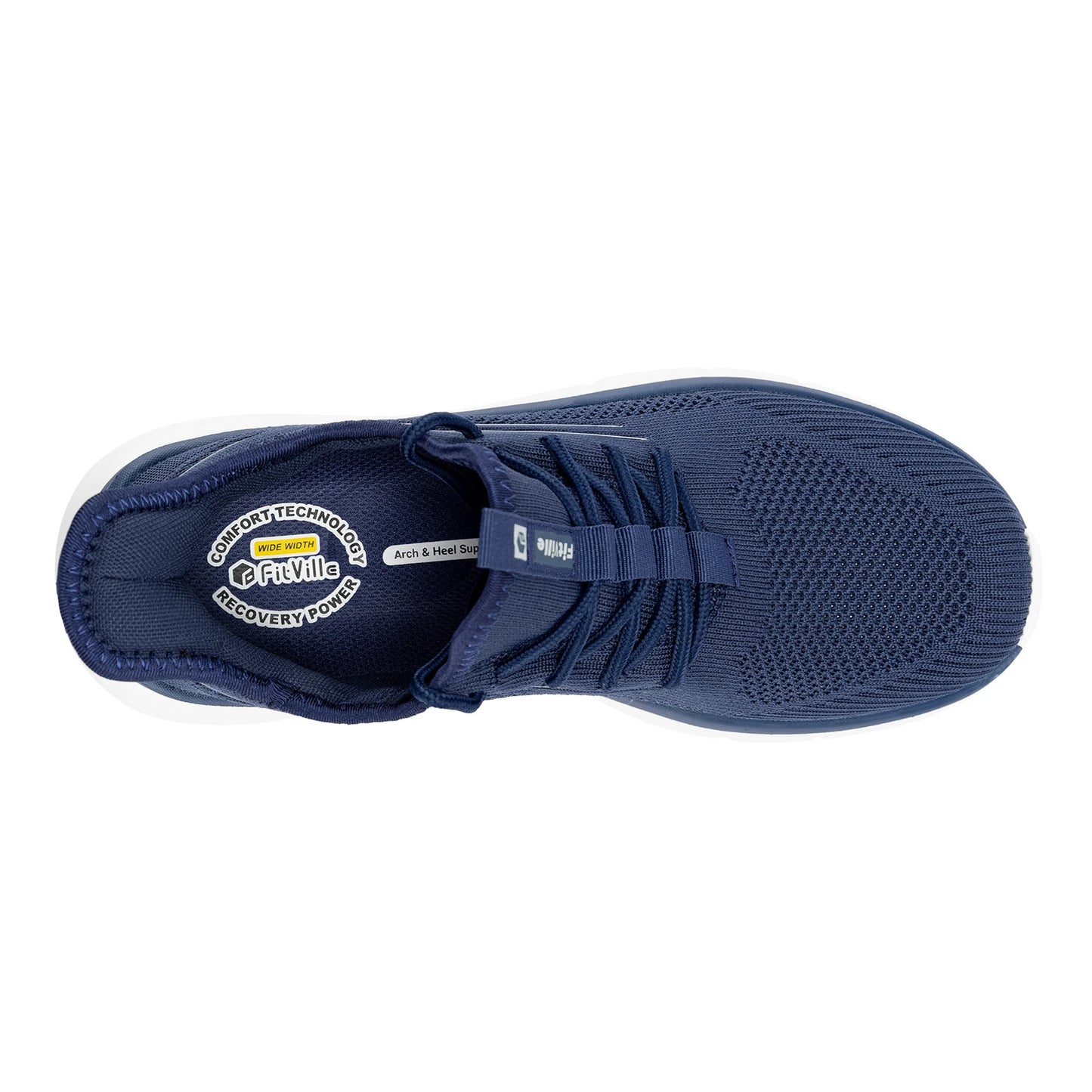 Fitttington Men's Extra Wide Walking Shoes Lightweight Athletic Sneakers/Workout Slip-on Wide Width Shoes For Flat Feet