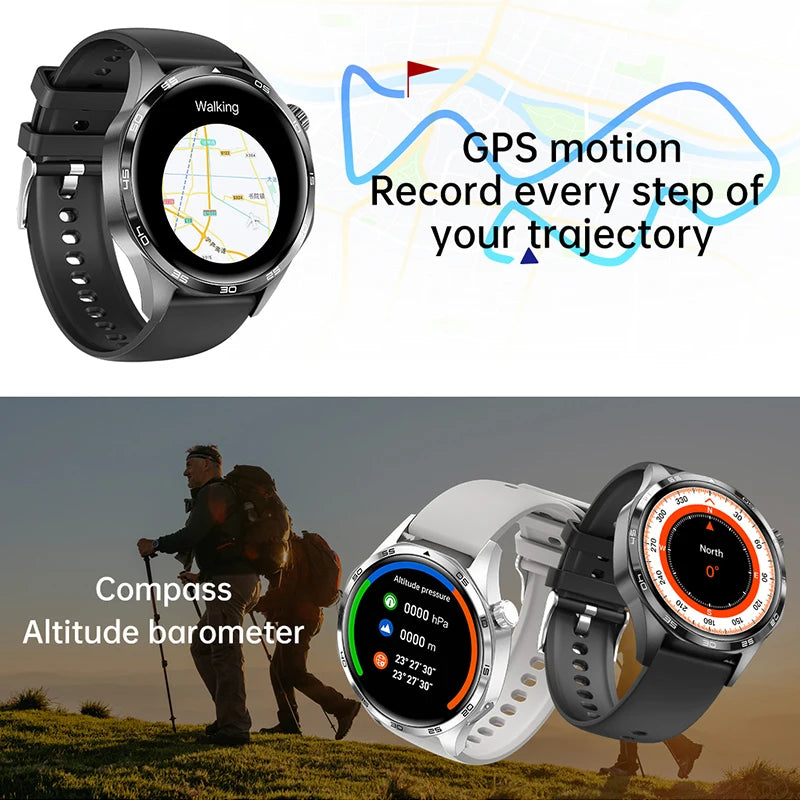 New Watch GT5 PRO NFC Smart Watch GPS Motion Trajectory HD Screen/Bluetooth Call Smartwatch Outdoor Sports Watches For Men