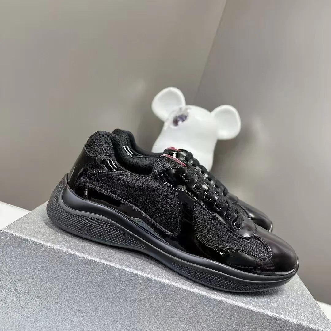 New P-style breathable casual sneakers for summer high-end men's shoes/fashionable mesh panel shoes fitness shoes