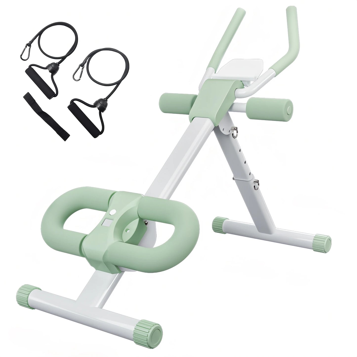 Ab Workout Machine Abdominal Adjustable Folding Crunch/Trainer Core Machine Full Body  Equipment for Home Gym