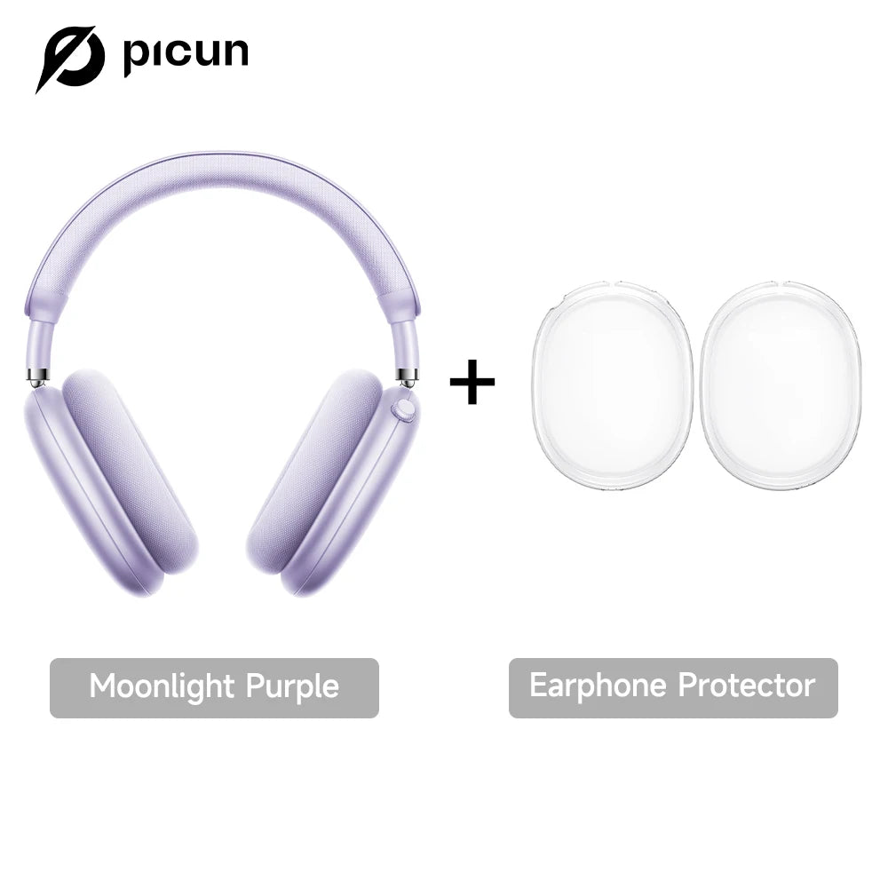 Picun F8 Pro ANC Wireless Headphones Head Tracking 3D Spatial Audio/52dB ANC HIFI Bluetooth Headset ENC HD Mic Low-Latency APP