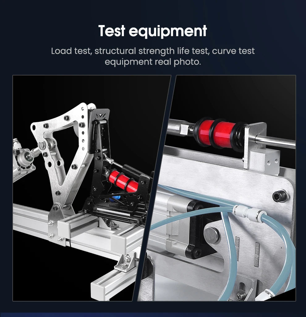 SIMSONN PRO X Ultra Sim Racing Pedals Pressure Sensor Pedal Support/VAM VAM RPO Vibration Motor PC Racing Simulator Pedals
