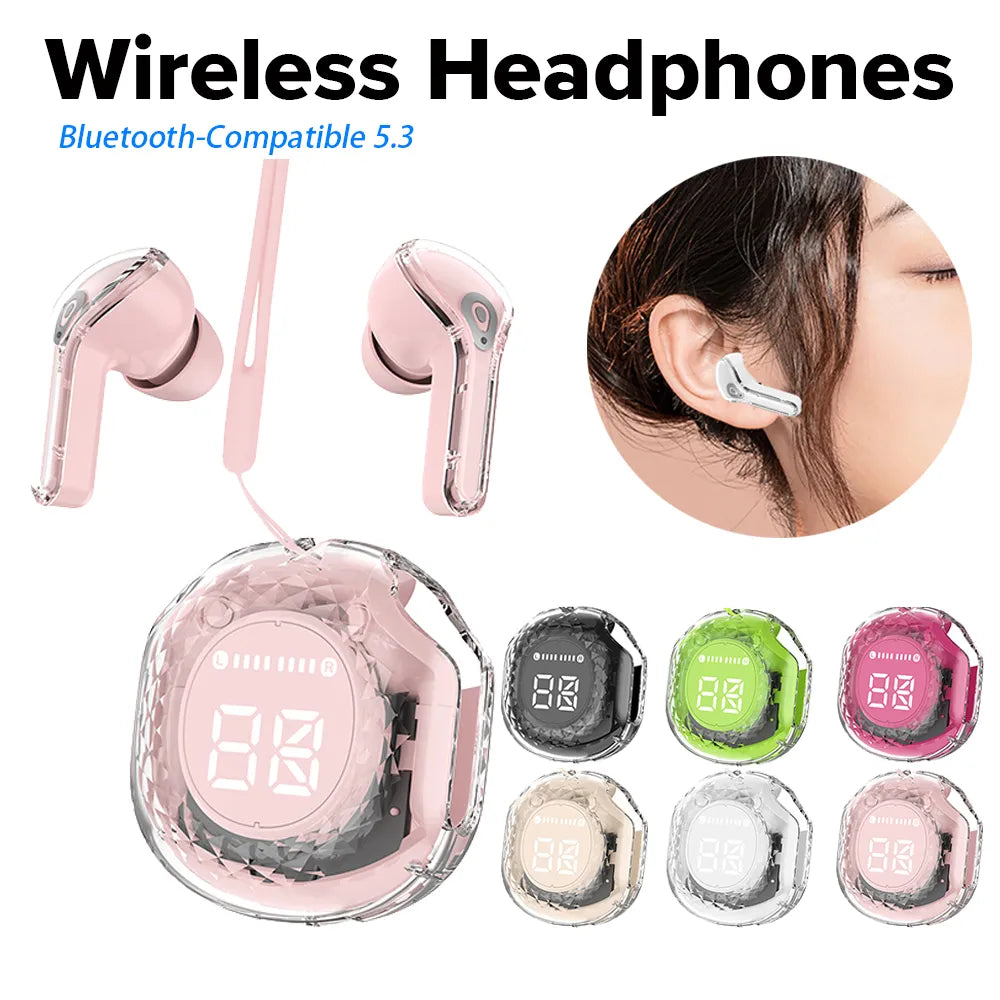 Wireless Headphones Noise Reduction/Wireless Bluetooth Earphones Touch Control