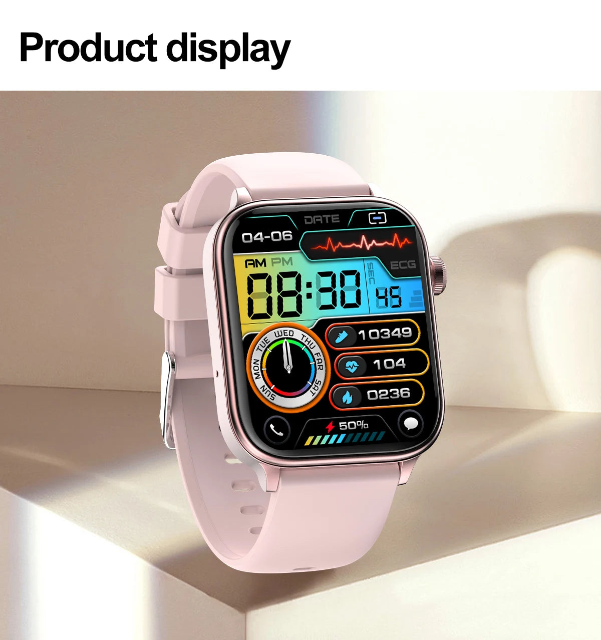 New Al Science Diagnosis Blood Lipids Uric Acid Blood Oxygen/Smart Watch Men ECG+PPG Voice Bluetooth Call Health Smartwatch