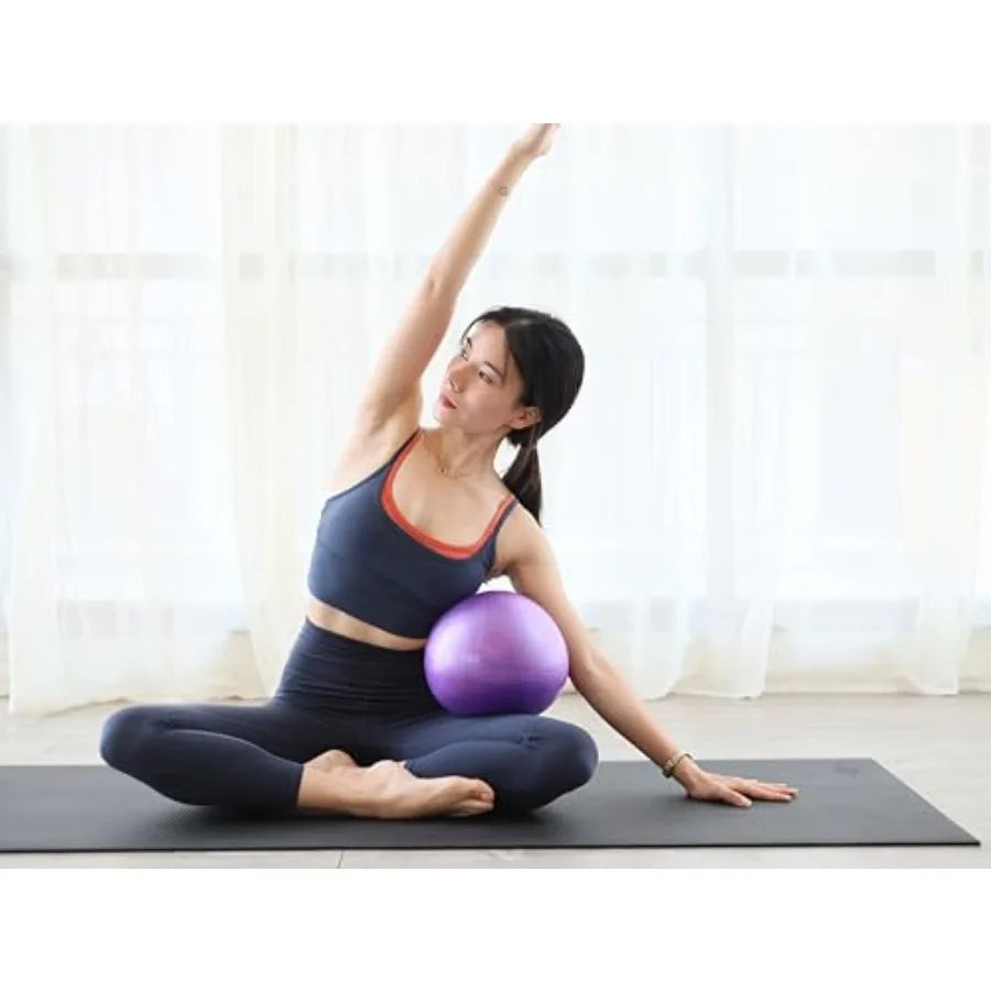 Mini Exercise Barre Ball for Yoga Pilates Stability Exercise Home Workout/Core Training and Physical Therapy Small Bender Ball