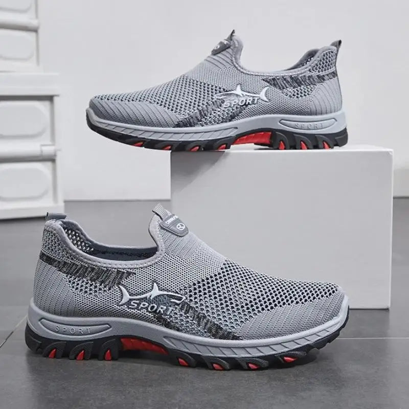 hot New Fashionable Running Shoes for Men Breathable Mesh Sneakers