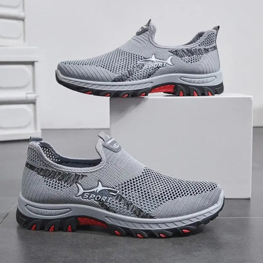 hot New Fashionable Running Shoes for Men Breathable Mesh Sneakers