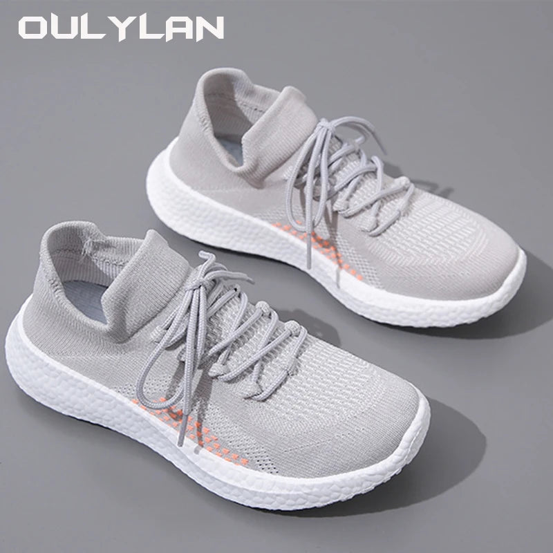 Trendy 2024 Summer Running Shoes Mesh Breathable Sports Shoes/Casual Running Shoes Fitness and Women's Shoe