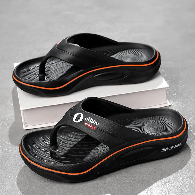 Men's Slippers Flip Flops Outdoor Indoor Comfortable Soft Slides/Casual Shoes Men Beach Sandals Outdoor Men Home Slippers