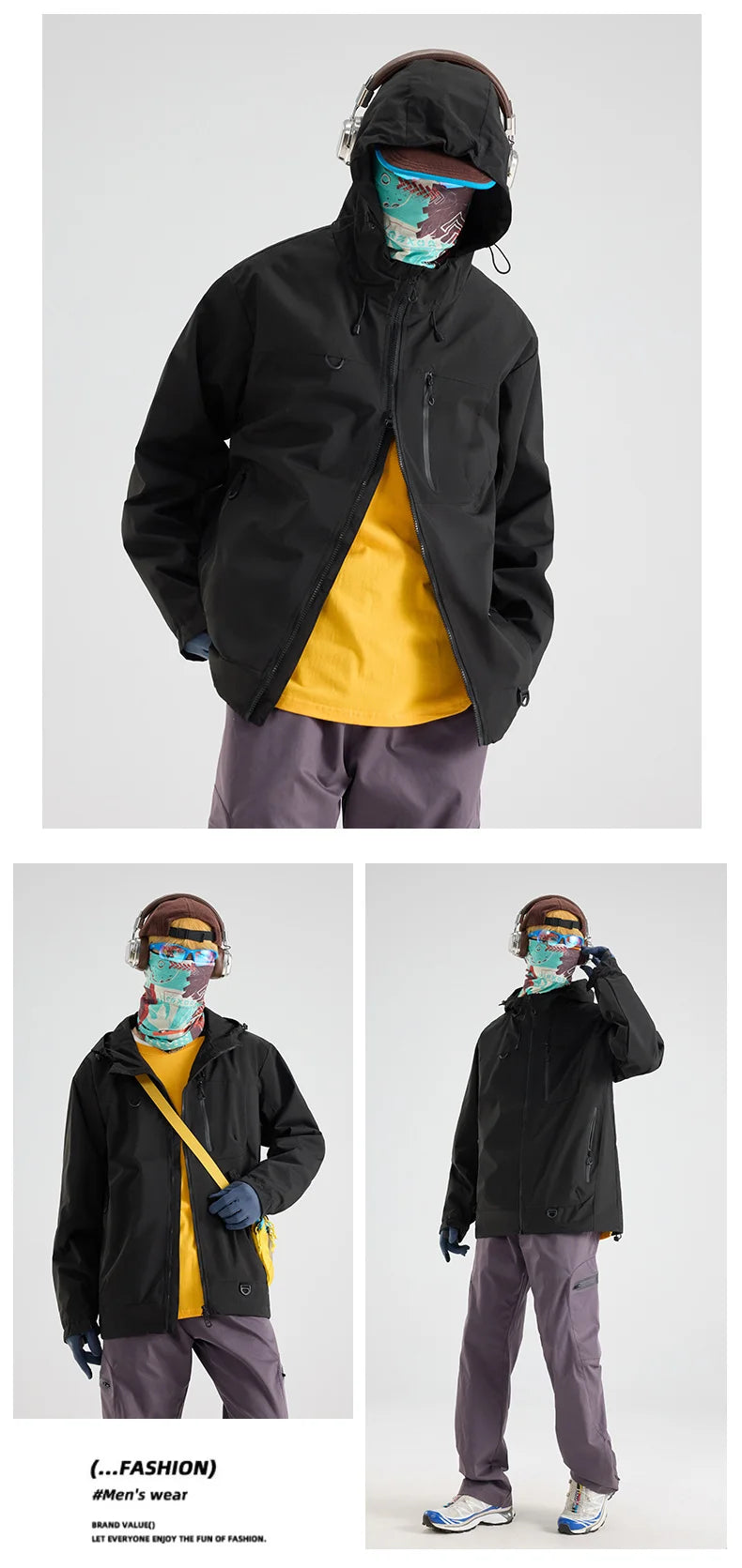 Autumn Sports Jacket Waterproof Windproof Jacket Men Women Outdoor/Sports Hiking Running Mountaineering Hooded Casual Sport Coat