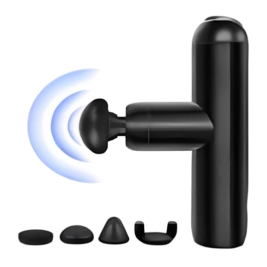 Portable vibration massage gun fascia gun suitable for body/neck back deep muscle relaxation fitness slimming shaping