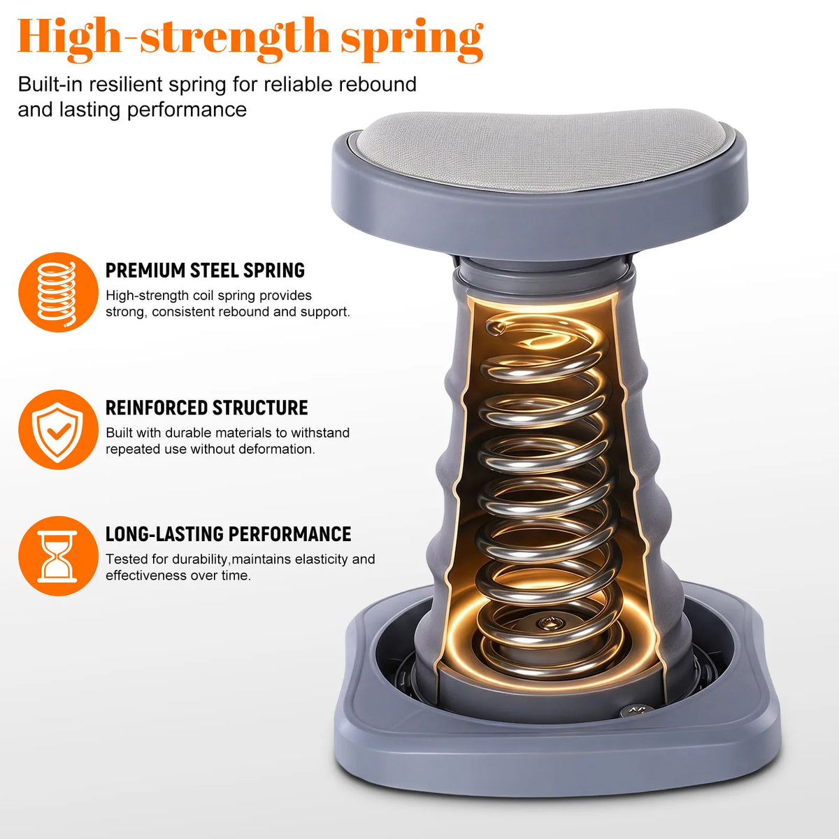 Push Up Trainer with Waist & Core/for spring Support Push Up Helper Yoga Exercise Equipment