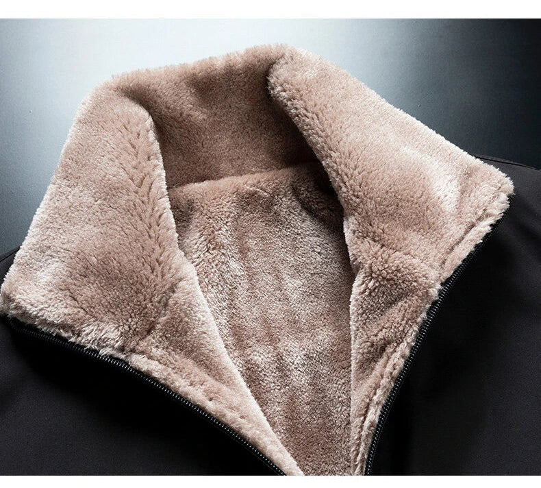 Men Winter Windproof Warm Thick Fleece Jacket Men Fashion/Casual Coat Men Autumn Brand Outwear Outdoor Classic Jacket Men