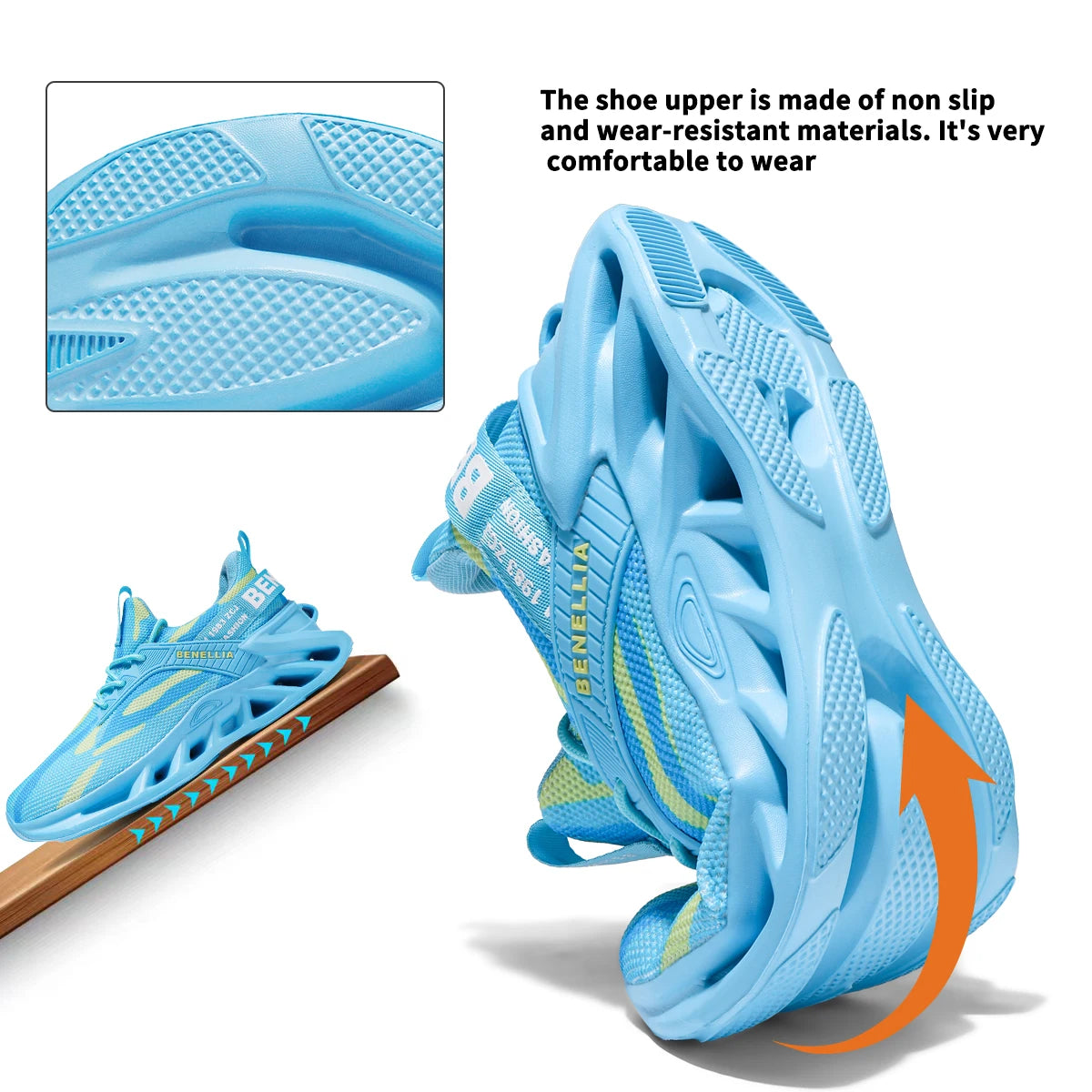 Running shoes for men and women lightweight mesh breathable and comfortable/flat and soft Running shoes