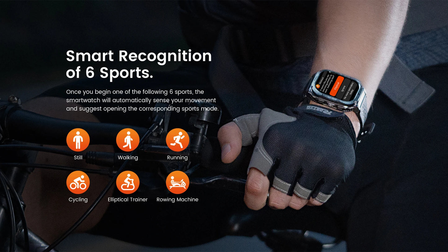 Original KOSPET TANK M3 Smart Watches For Men Smartwatch/480mAh Electronic Digital Fitness AMOLED AOD Bluetooth Watches