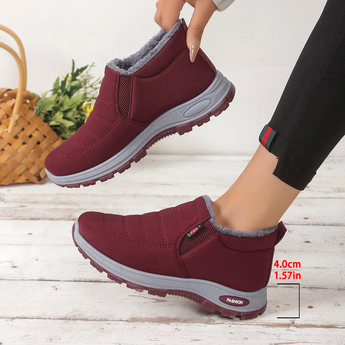 Women's shoes Autumn winter Casual cotton Warm/Wear Resistant Chunky Sole Affordable Free shipping