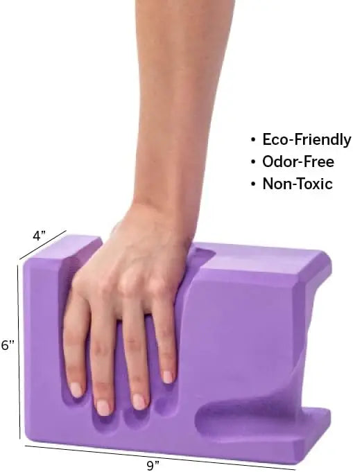 Yoga Blocks 2 Pack Hand-Shaped Blocks/Enhances Comfort Stability EVA Foam Accessories Set