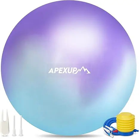 Yoga & Pilates Ball Anti Slip/Heavy Duty Gym Ball for Fitness Balance & Core Workout