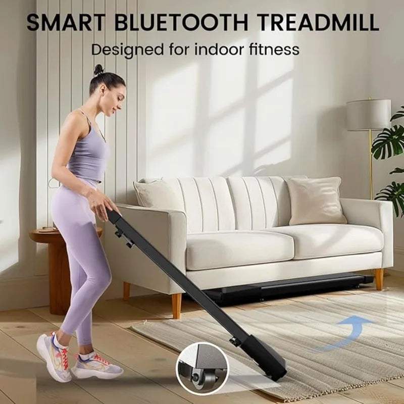 Super Run  2-in-1 Home/Office 2.5 HP Walking Treadmill/mini Treadmills for Small Spaces with APP & Remote Control