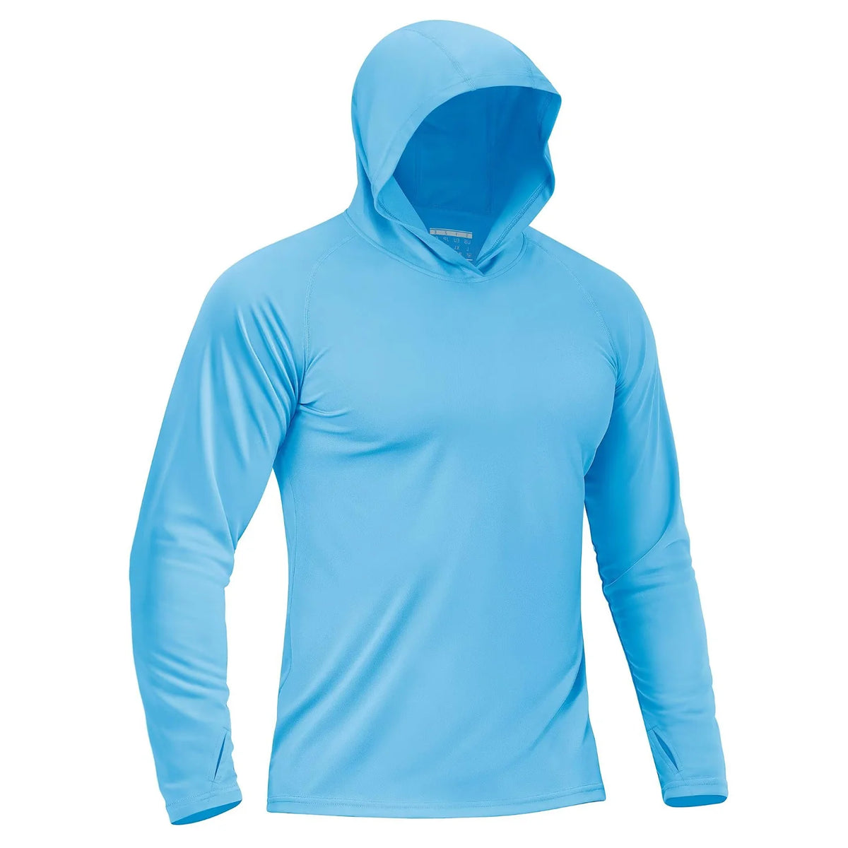 Men's UPF 50+ Sun Protection Hoodie Shirt Long Sleeve Quick Dry/Fishing Shirt Lightweight Outdoor Hiking Workout T-Shirt