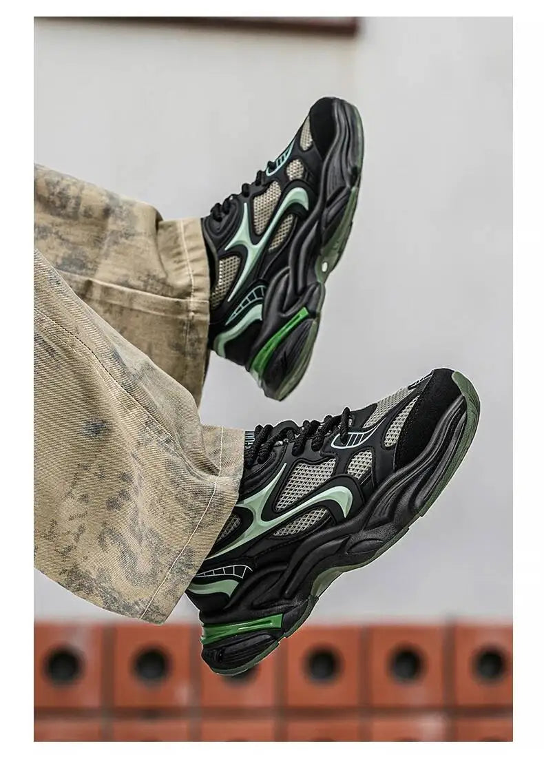 New Style Heightening Casual Thick Bottom Anti-Slip Wear-Resistant/Lightweight Men's Sport Shoes Comfortable Spring
