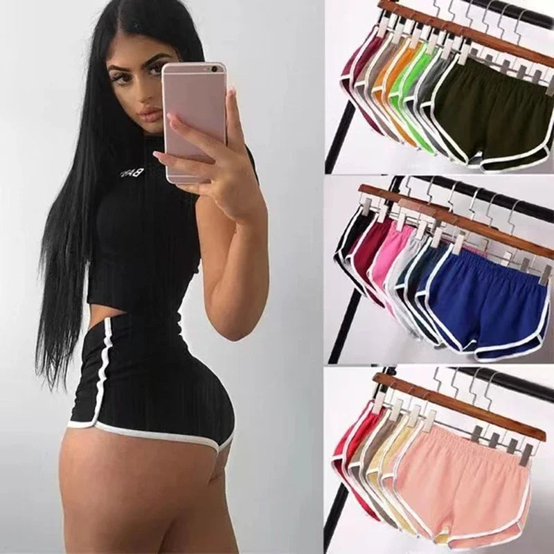 Summer Exercise Gym Shorts Women Yoga Shorts Professional Sports/Running Black Workout Black Training Shorts