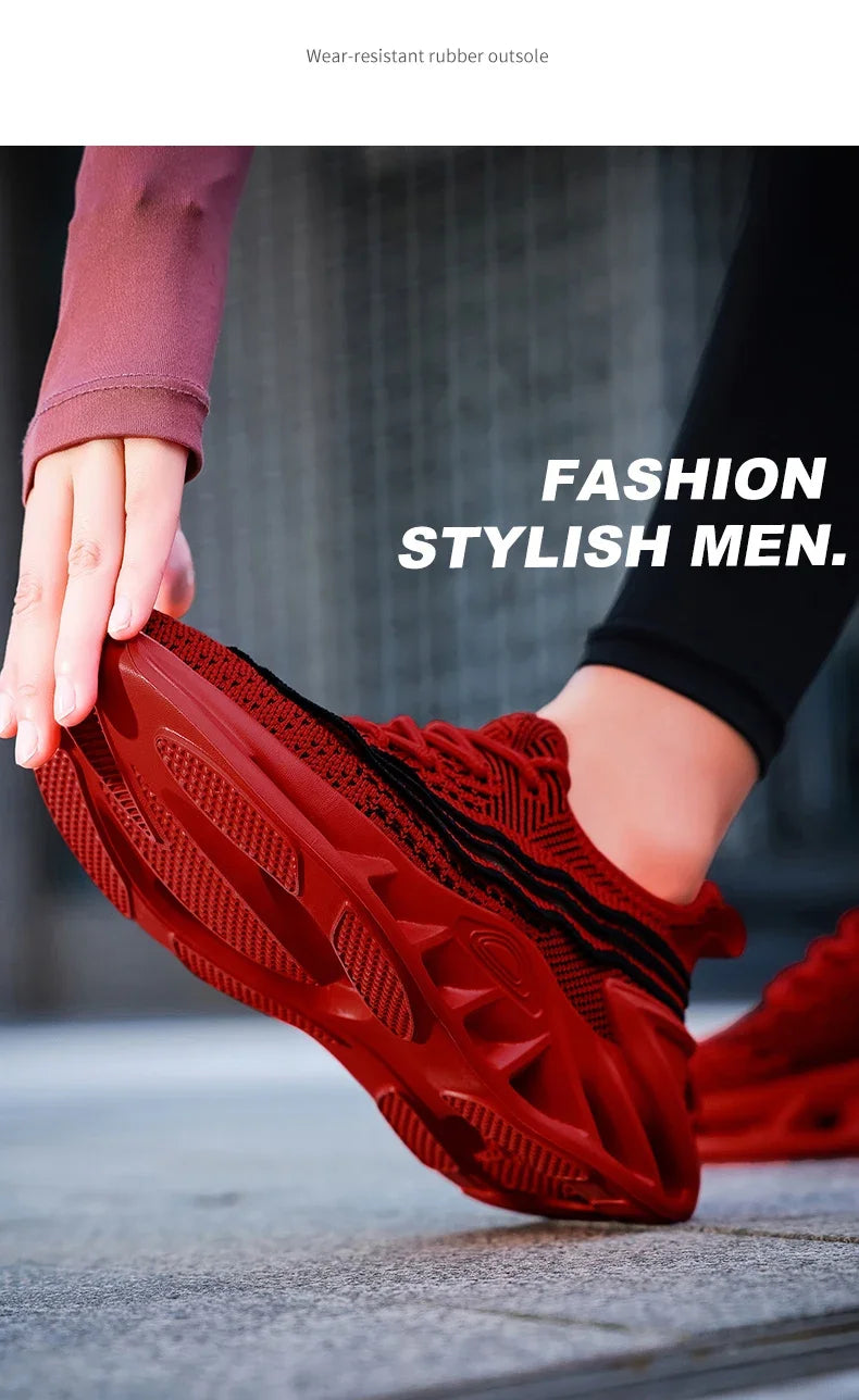 YRZL Sneakers Women Running Shoes Breathable Mesh Comfortable/Athletic Sneakers for Men Non Slip Sports Shoes for Woman