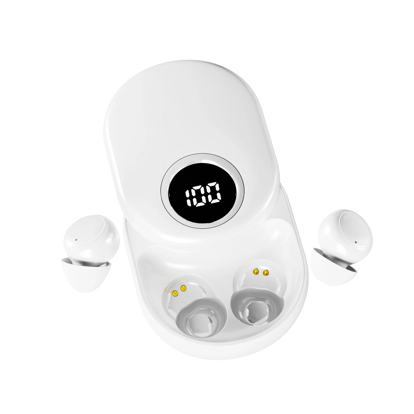 SK55 Bluetooth Wireless Earbuds Sleep Earphones/Bluetooth 6.0, Noise-Canceling Earphones Improves Sleep Quality