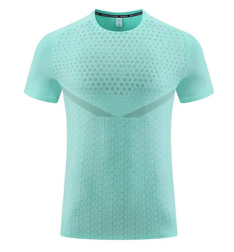 3D Print Gym Shirts Fashion Running Casual Outdoor Jogging/Breathable Workout Short Sleeves Quick Dry Training New Tee