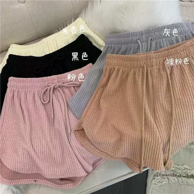 Women Gym Fitness Running Shorts Women's Summer Thin Style Loose/Casual Large Size Wide Leg High Waist A-word Sports Hot Pants