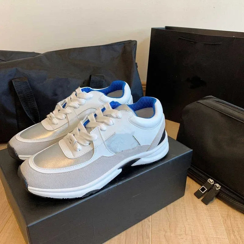 NEW 24S Camellia Men Women Comfortable Dress Shoes White/Black Genuine Casual Leather Breathable Ladies Low Outdoor Sports