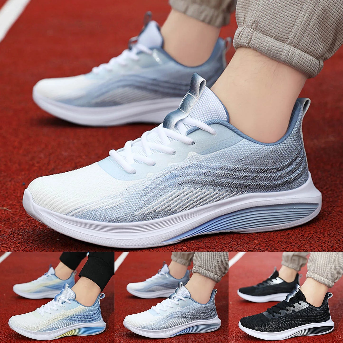 Men's Mesh Tennis Shoes Men/Casual Running Breathable Vulcanized Shoes