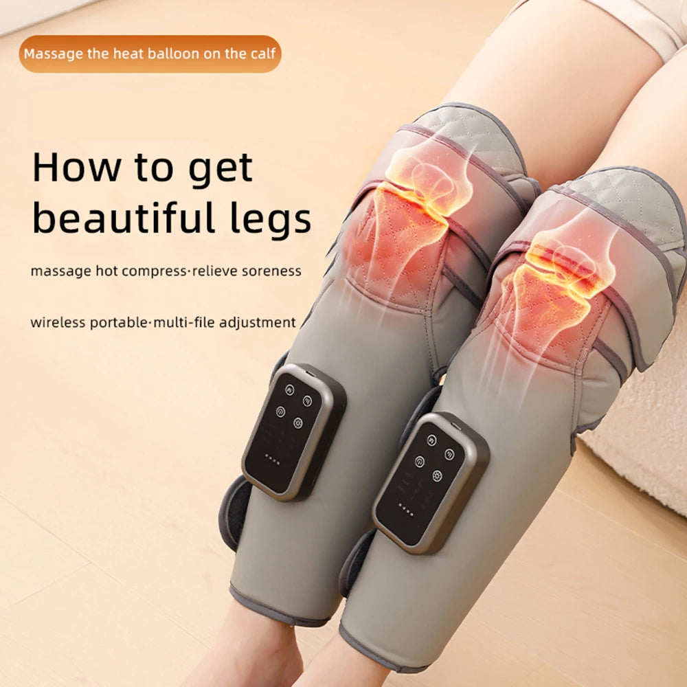 1/2PCS Cordless Knee & Calf Massager with Heat - 3-in-1/Heating & Massage Device 2500mAh, Portable Leg Massager for Men&Women