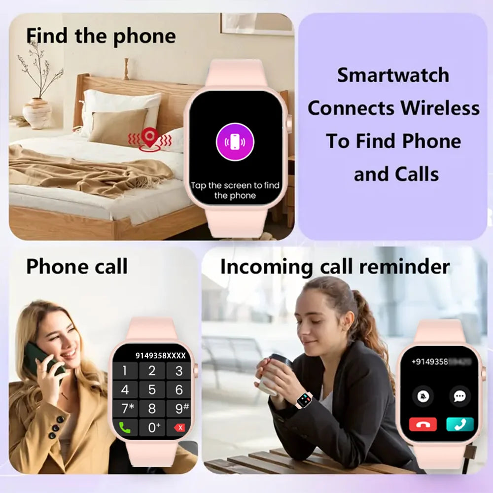 SENBONO Life3 Women Smart Watch Bluetooth Dials Call Health Monitor/Watch Sport Waterproof Smartwatch Women for IOS Android