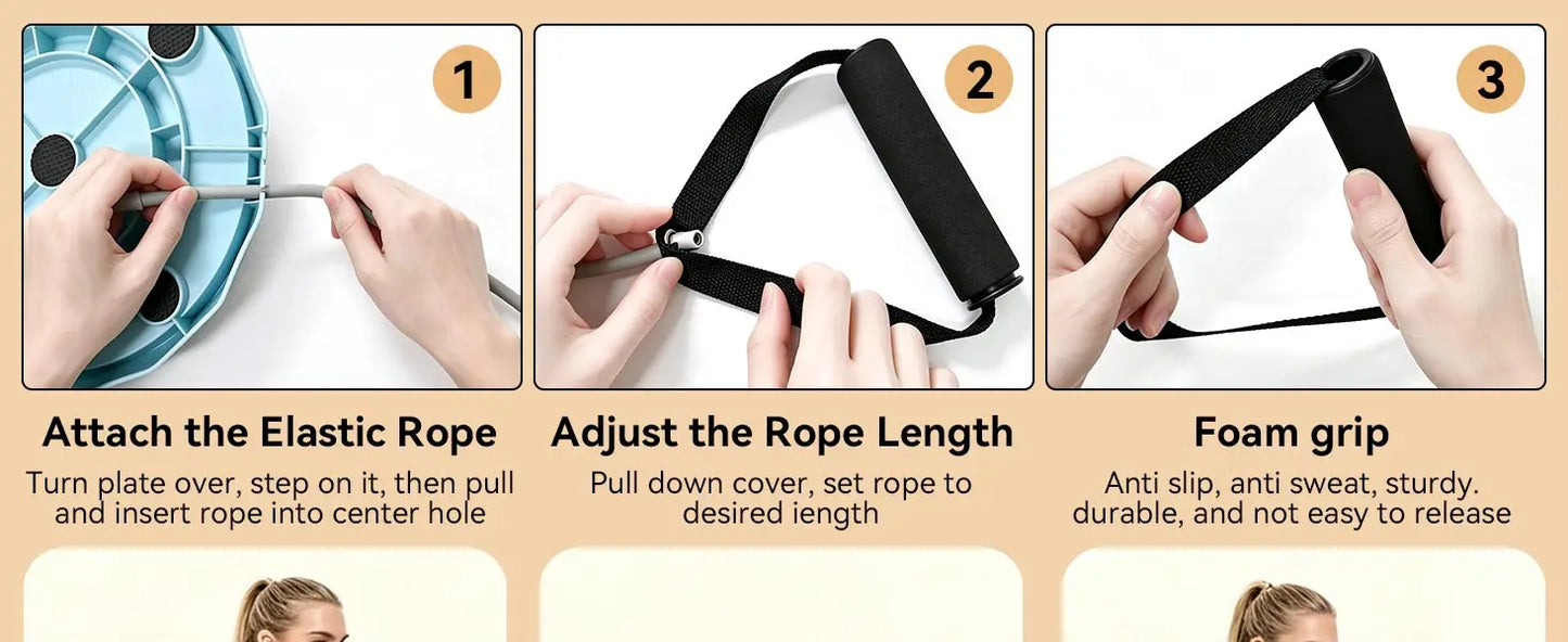 Multifunctional Waist Twisting Disc Portable Body Shaping Twist Board/for Waist & Leg Training Waist Massage Fitness Equipment Easy Storage