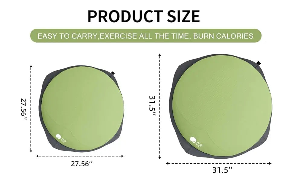 workout equipment for home balancing ball half ball balance trainer core training equipment 27.5 inch Yoga Exercise Ball