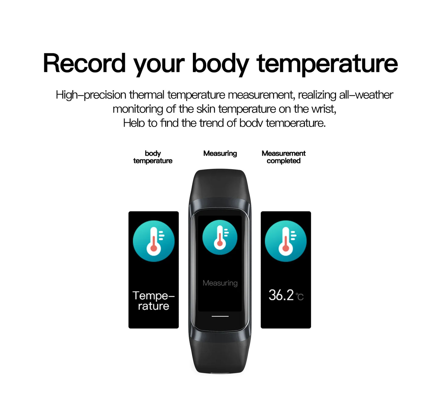 LIGE Amoled Smart Watch Smartwatch Band Women Heart Rate Blood/Waterproof Connected Smart Bracelet Sport Fitness Tracker  Watch